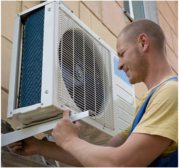 Residential HVAC Air Conditioning Installation and Repair Services Technician
