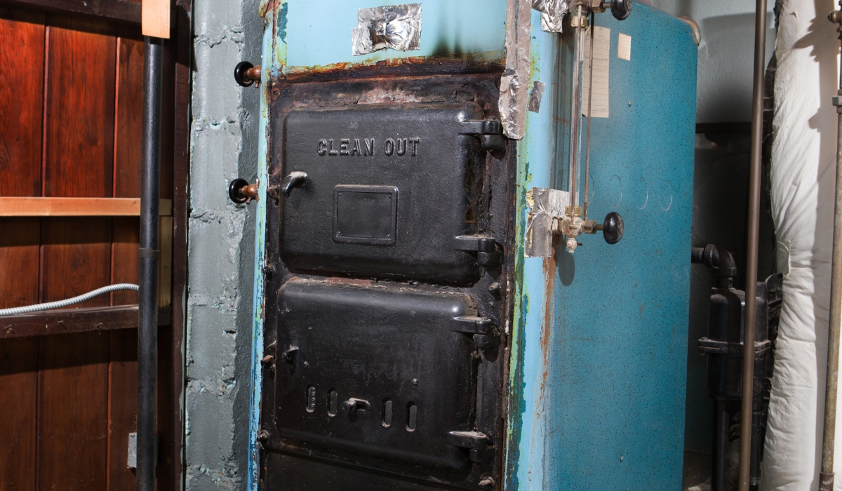 Very old non-working furnace